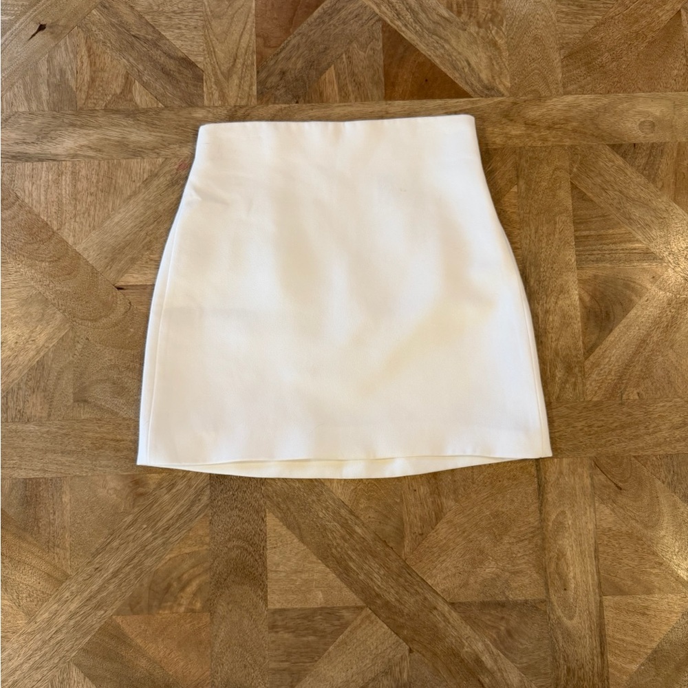 Zara Cream Mini Skirt